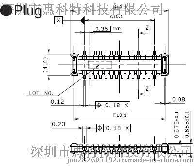 京瓷连接器5843系列. iPhone手机连接器.